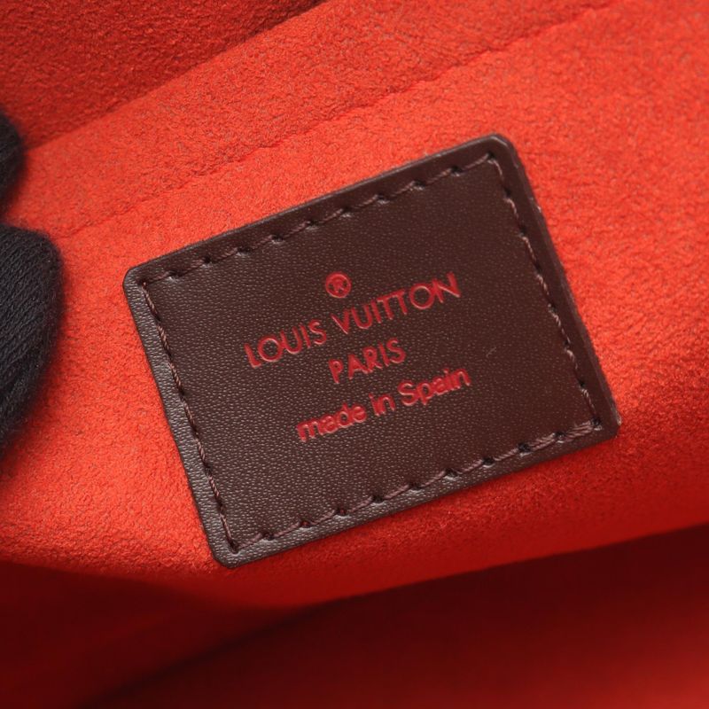 Louis Vuitton Handbag Sarria Mini Damier Ebene N51286 PVC Coated Canvas Leather