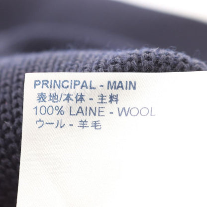 Louis Vuitton Dress Navy Beige Wool Knit Dress Women's Used a