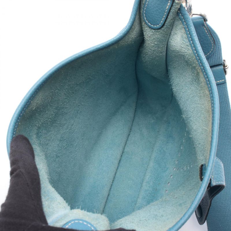Hermes Shoulder Bag Evelyn 3 Trois PM Blue Jean Blue Jean Other Evelyn 3pm Blue