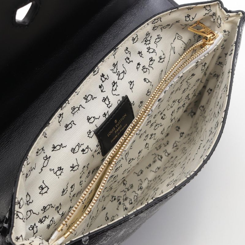 Louis Vuitton Shoulder Bag Cat Glam Epi M52935 Leather PVC Coated Canvas Cat