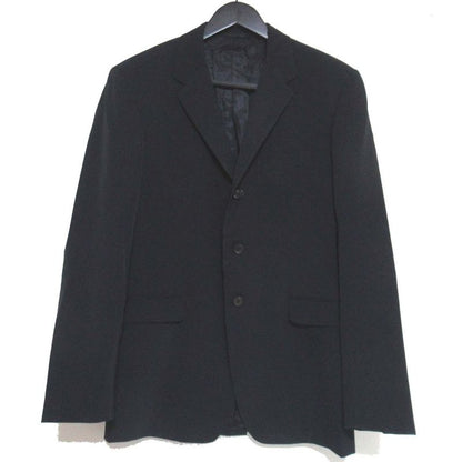 Cleaned Prada Stretch 3B Single Tailored Jacket 46 Size Navy Men's Used