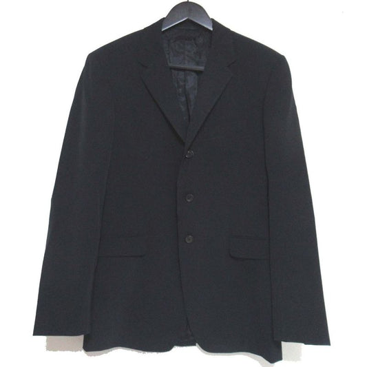 Cleaned Prada Stretch 3B Single Tailored Jacket 46 Size Navy Men's Used