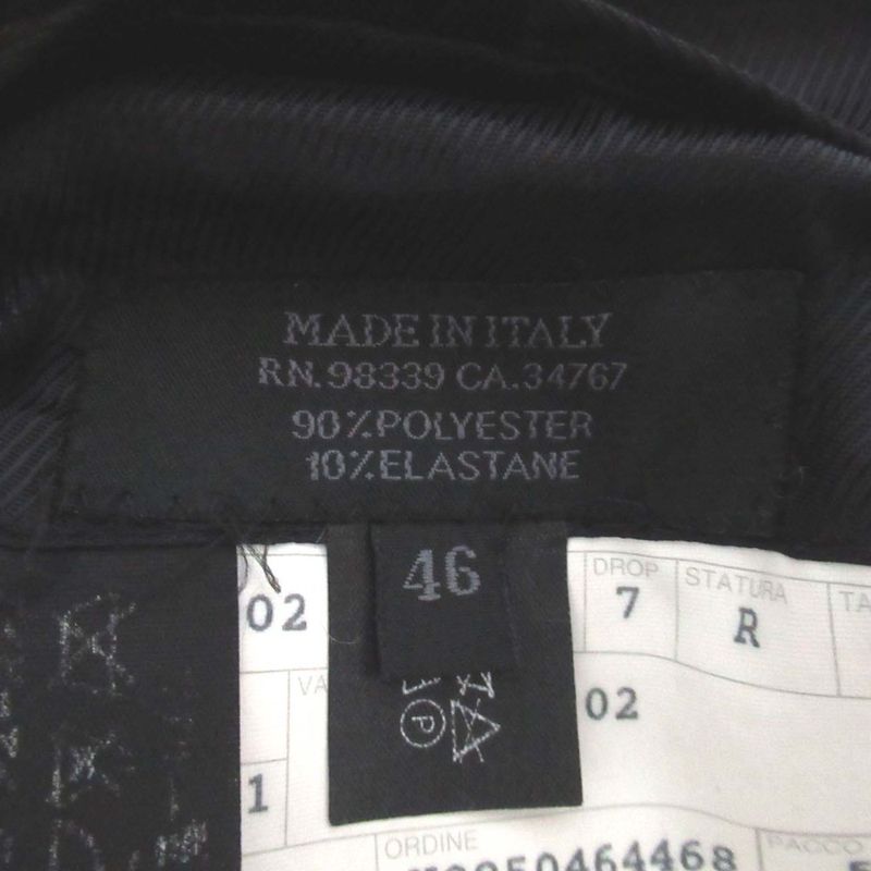 Cleaned Prada Stretch 3B Single Tailored Jacket 46 Size Navy Men's Used