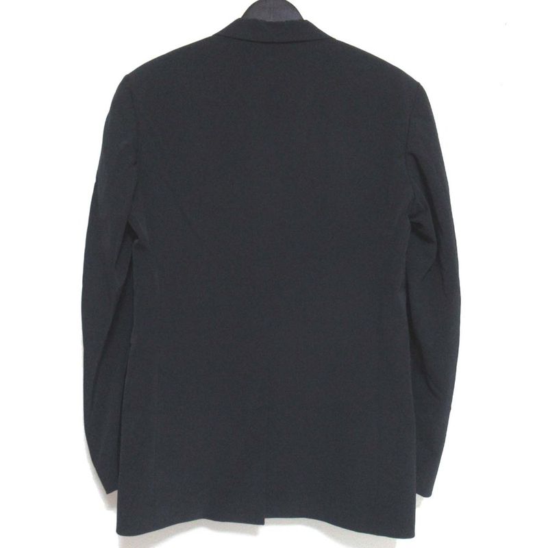 Cleaned Prada Stretch 3B Single Tailored Jacket 46 Size Navy Men's Used