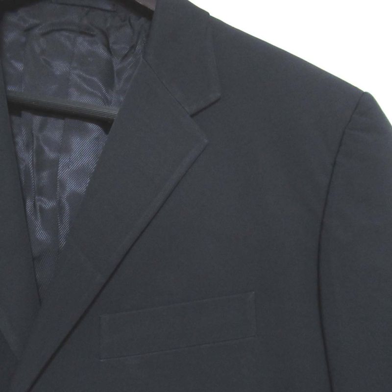 Cleaned Prada Stretch 3B Single Tailored Jacket 46 Size Navy Men's Used