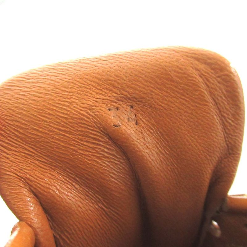 Hermes Leather Quick Sneakers Size 34 21cm (8.27in) Equivalent Brown Women's