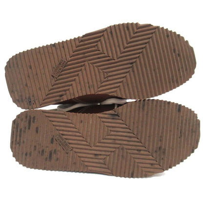 Hermes Leather Quick Sneakers Size 34 21cm (8.27in) Equivalent Brown Women's