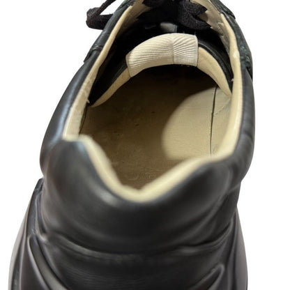 Gucci Lytton Leather Logo Low Cut Sneakers 7 26cm (10.24in) Equivalent Black