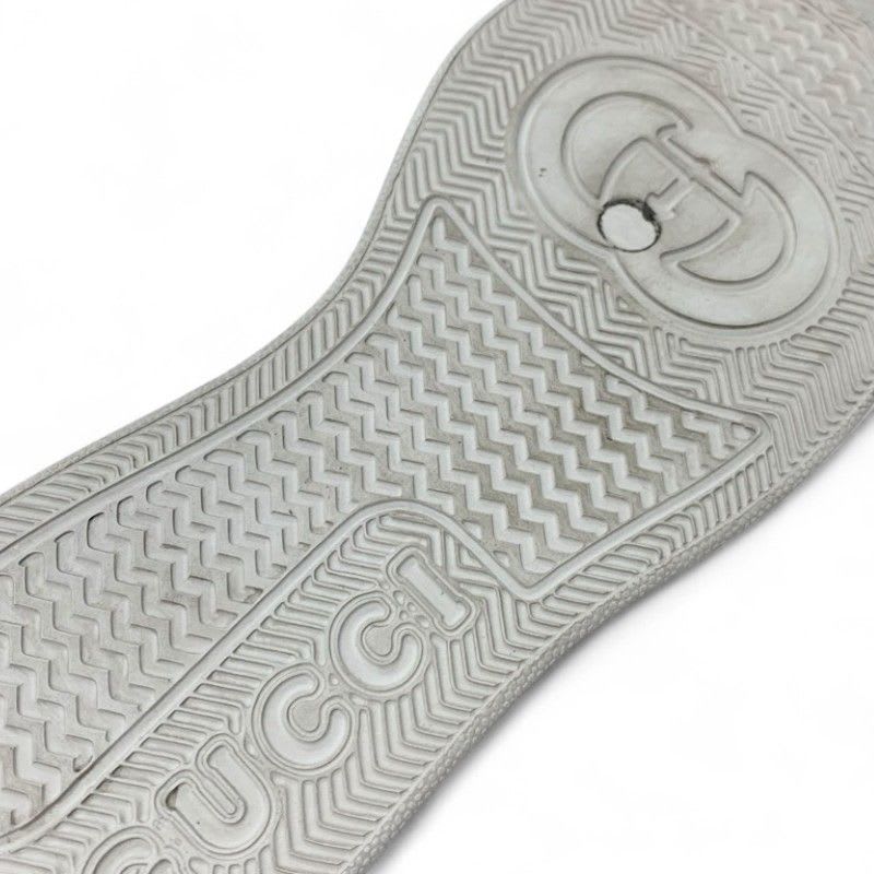 Gucci Sneakers Shoes Leather White GG Embossed Interlocking G Logo