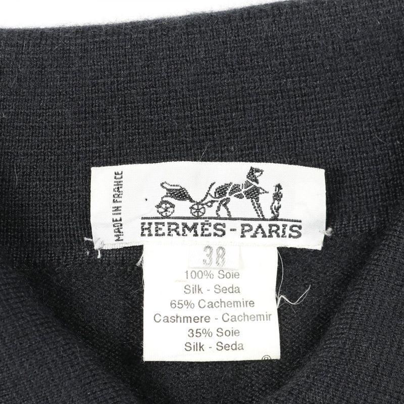 Hermes Cardigan Silk Cashmere Cardigan Women Used B