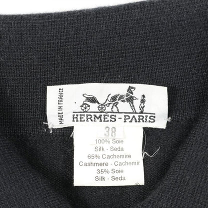 Hermes Cardigan Silk Cashmere Cardigan Women Used B