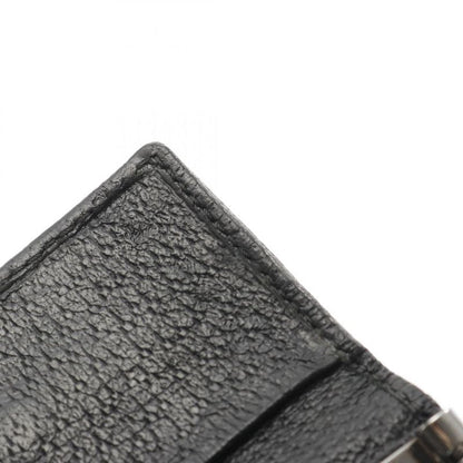 Gucci Key Case GG Canvas 127048 Black Canvas Leather 6-Rib Key Case Ladies Used