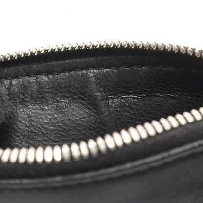Balenciaga Coin Case Card Case Black Red Leather Card Case Ladies Used B