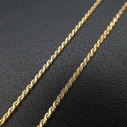 Good Christian DIOR GP CD Logo Necklace Gold Color Ladies Used