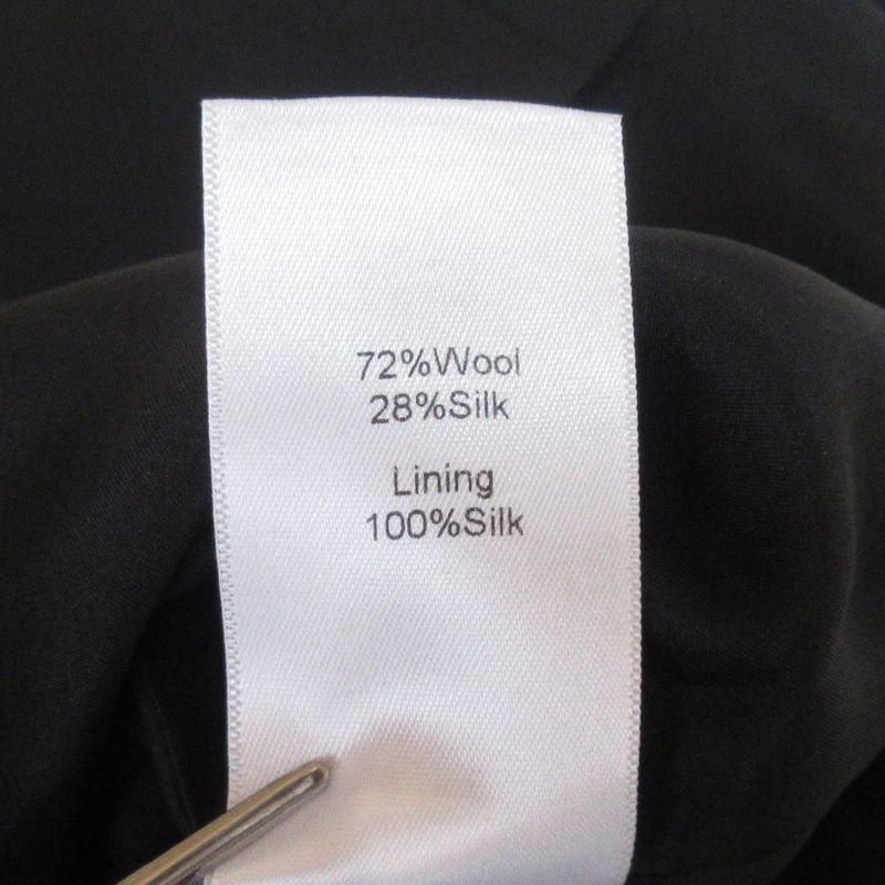 Celine Phoebe Period Wool And Silk Knee Length Skirt 40 Black Women Used