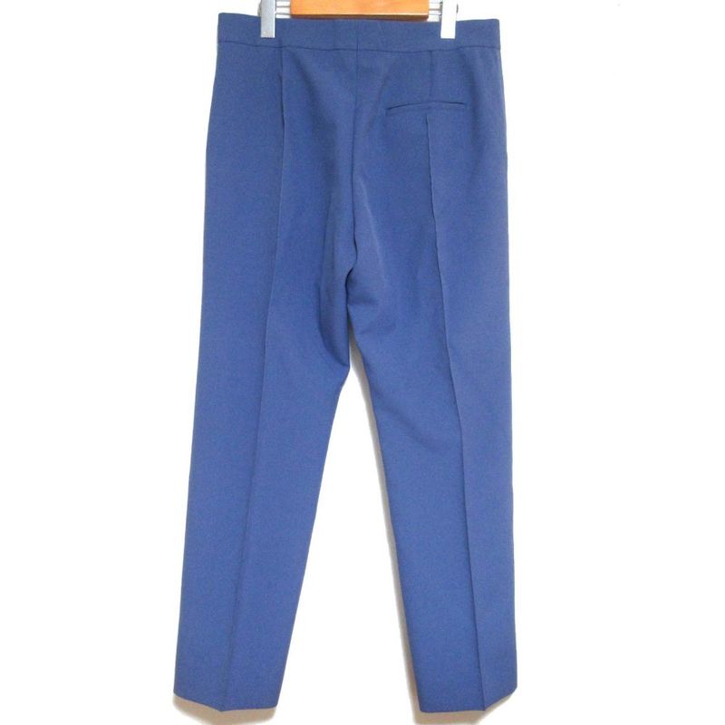 Celine Phoebe Period Center Press Slacks Pants Size 40 Blue Ladies Used