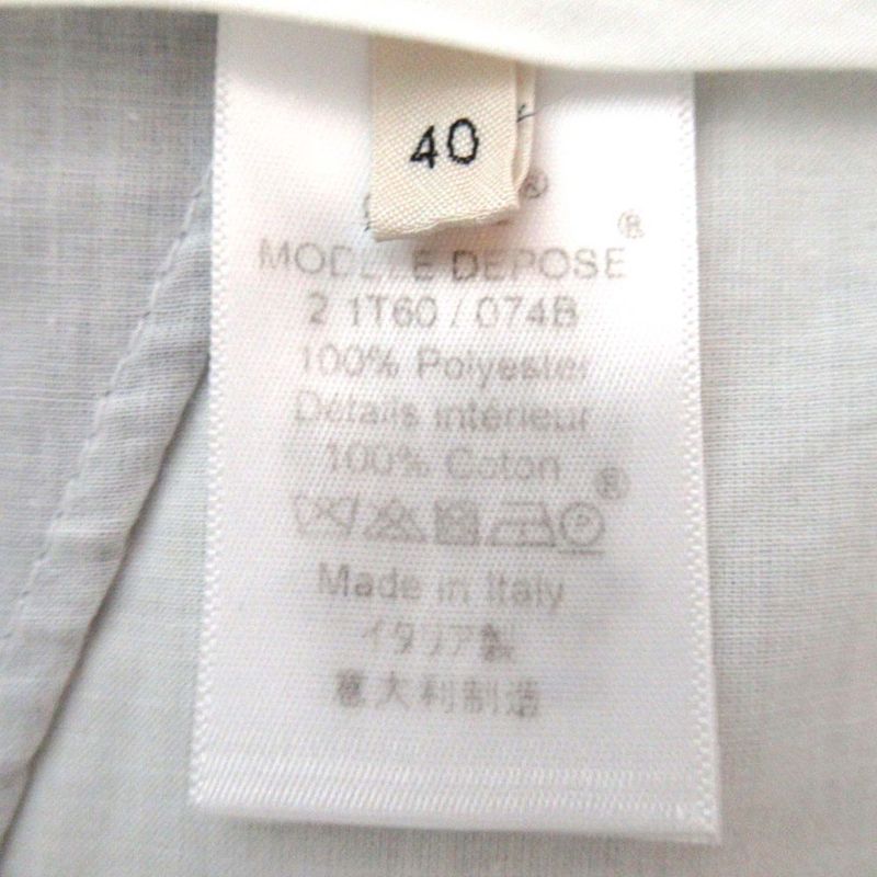 Celine Phoebe Period Center Press Slacks Pants Size 40 Blue Ladies Used