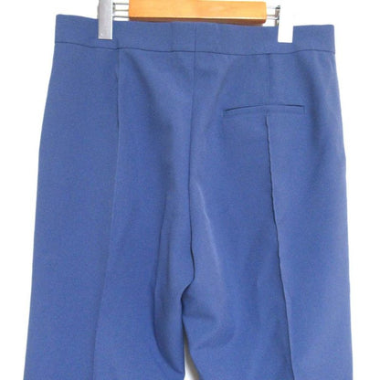 Celine Phoebe Period Center Press Slacks Pants Size 40 Blue Ladies Used