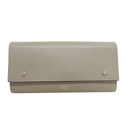 Celine Phoebe Period Large Flap Multi Function Leather Long Wallet Long Wallet