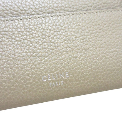 Celine Phoebe Period Large Flap Multi Function Leather Long Wallet Long Wallet