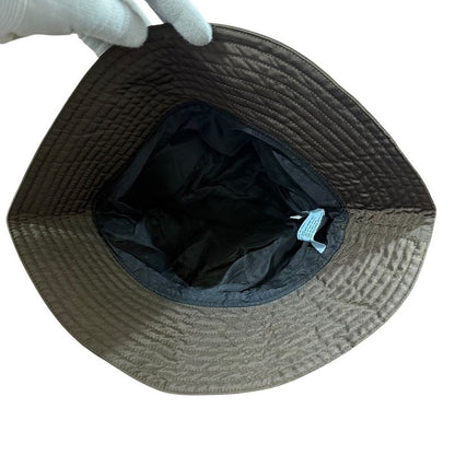 Prada Nylon Bucket Hat M Khaki Ladies Secondhand Used