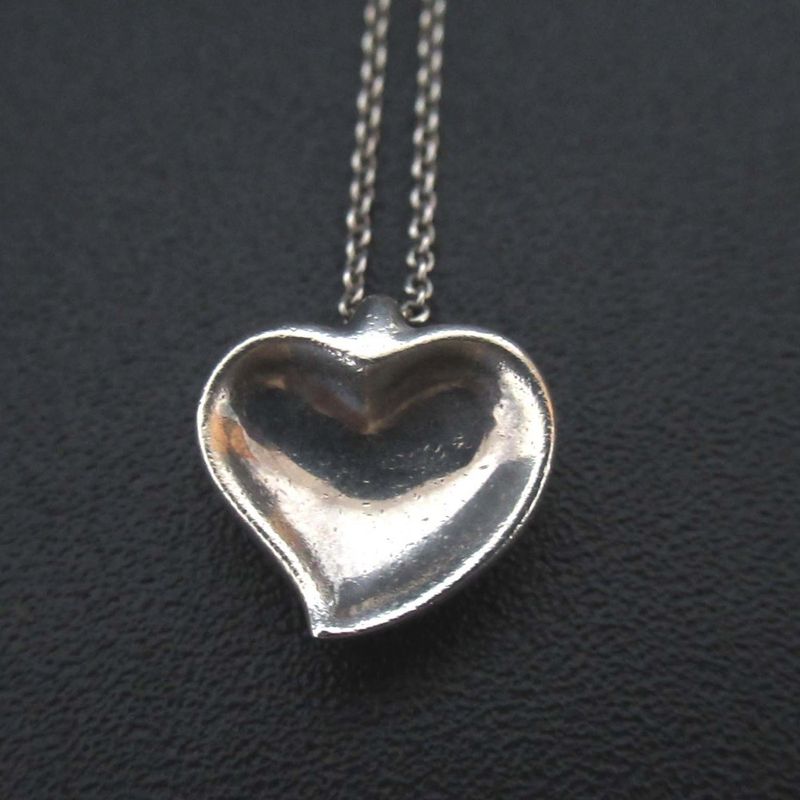 Tiffany & Co Tiffany & Co 925sv Full Heart Necklace Silver Ladies Secondhand
