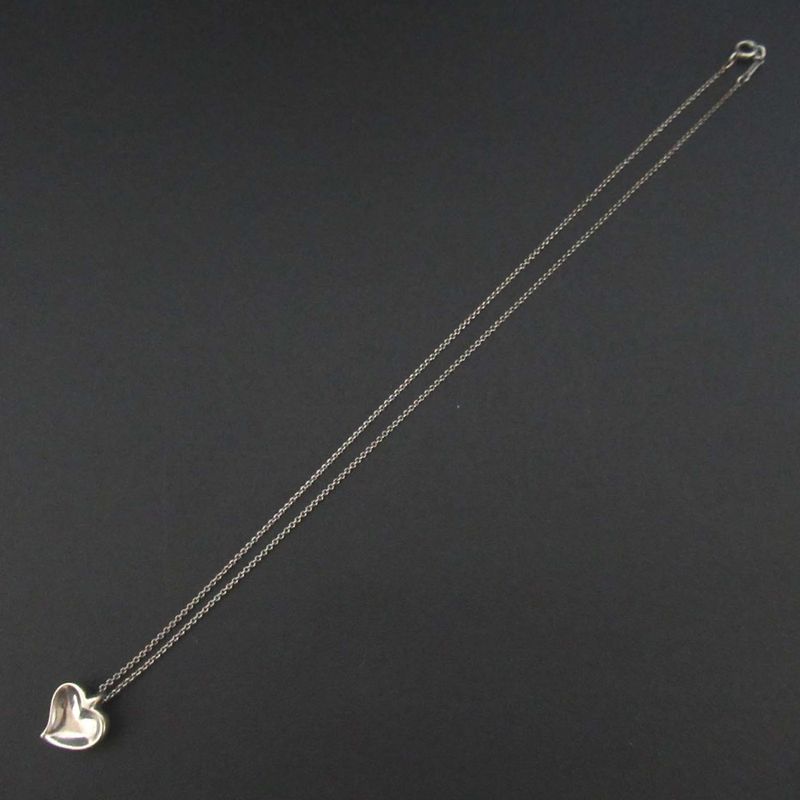 Tiffany & Co Tiffany & Co 925sv Full Heart Necklace Silver Ladies Secondhand