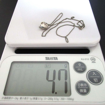 Tiffany & Co Tiffany & Co 925sv Full Heart Necklace Silver Ladies Secondhand