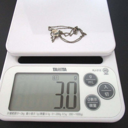 Tiffany & Co Tiffany & Co 925sv Elsa Peretti Bean Necklace Silver Ladies Used