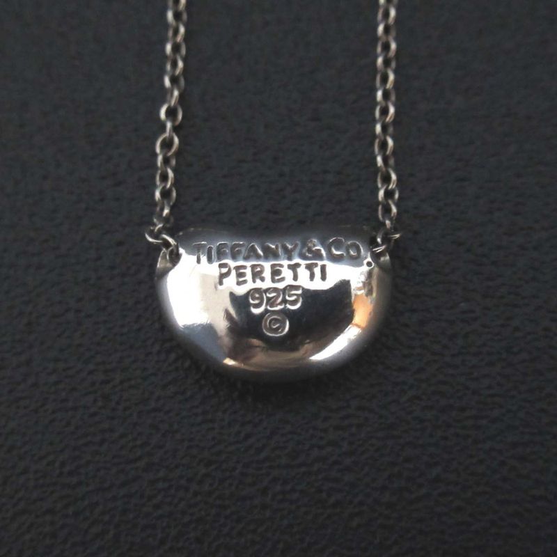 Tiffany & Co Tiffany & Co 925sv Elsa Peretti Bean Necklace Silver Ladies Used