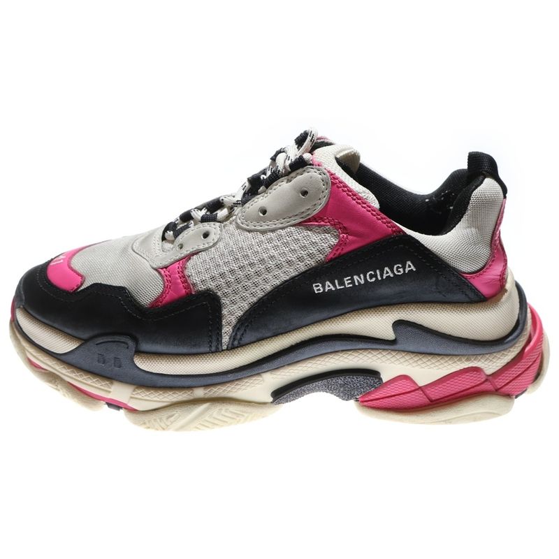 Balenciaga Triple S Triple S Low Cut Sneakers 517334 Pink/white
