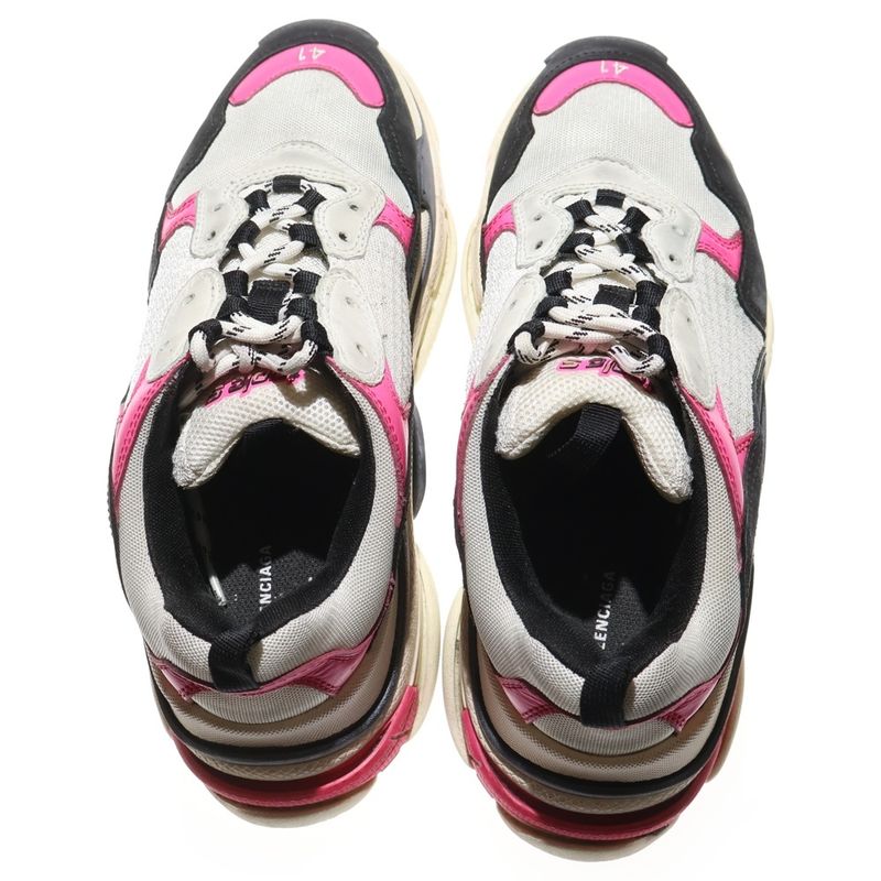 Balenciaga Triple S Triple S Low Cut Sneakers 517334 Pink/white