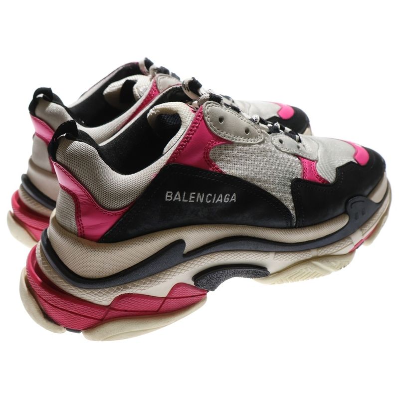 Balenciaga Triple S Triple S Low Cut Sneakers 517334 Pink/white