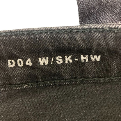 Saint Laurent Paris D04 W/sk-Hw Skinny Denim Pants Jeans Size 25 Black Women