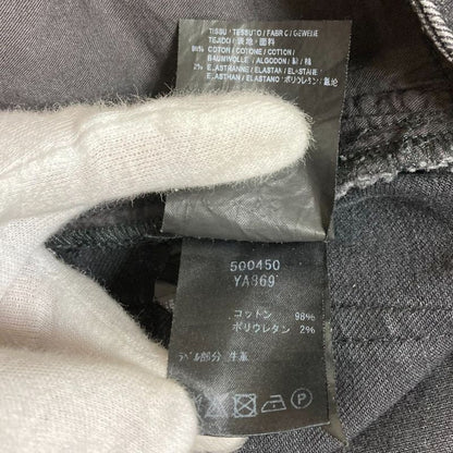 Saint Laurent Paris D04 W/sk-Hw Skinny Denim Pants Jeans Size 25 Black Women