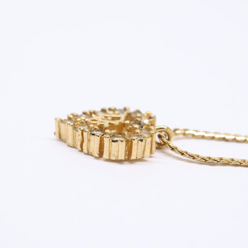 Christian DIOR Rhinestone Logo Heart Top