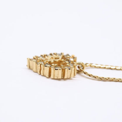 Christian DIOR Rhinestone Logo Heart Top