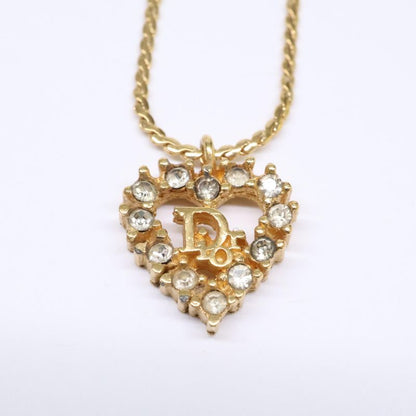 Christian DIOR Rhinestone Logo Heart Top