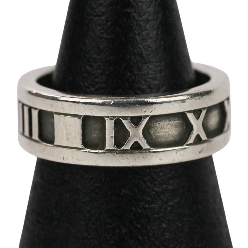 Tiffany & Co Tiffany & Co Atlas Ring Sv925 Ring Size 9 Silver Ladies Used