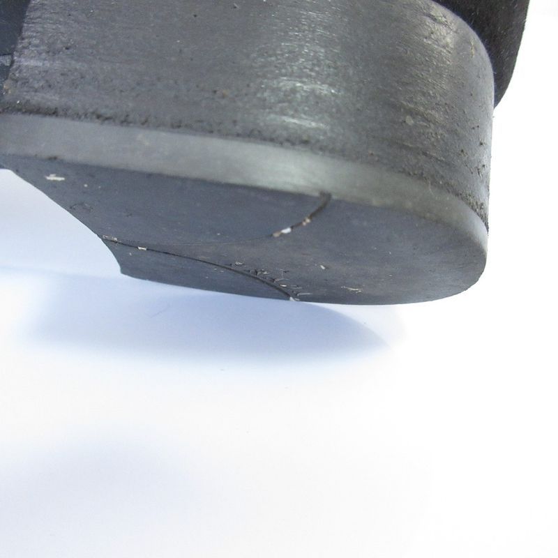 Good Prada Ribbon Suede Square Toe Soft Long Boots Size 36 23cm (9.06in)