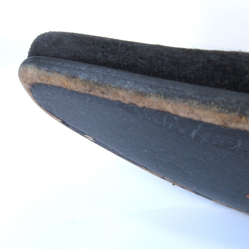 Good Prada Ribbon Suede Square Toe Soft Long Boots Size 36 23cm (9.06in)