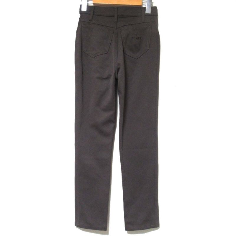 Good Fendi Vintage Stretch Long Sleeve Shirt Pants Set Up Size 40/41 Brown