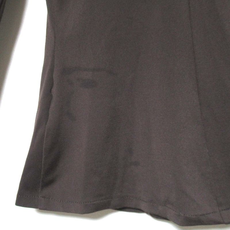 Good Fendi Vintage Stretch Long Sleeve Shirt Pants Set Up Size 40/41 Brown