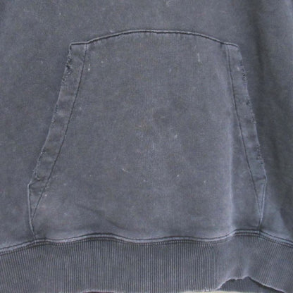 Good Saint Laurent Paris Logo Print Used Processed Hoodie Sweatshirt Hoodie XS