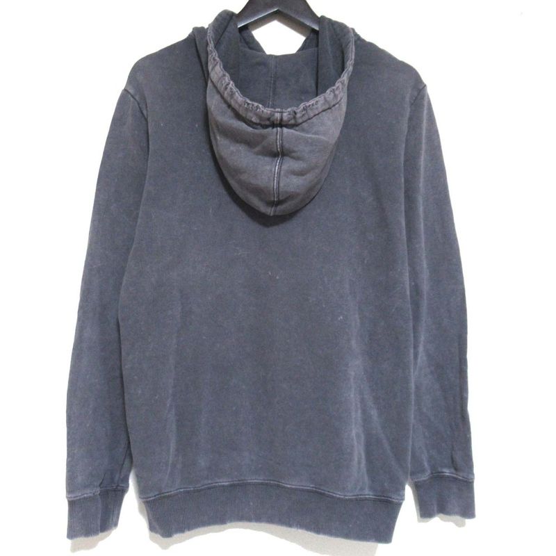 Good Saint Laurent Paris Logo Print Used Processed Hoodie Sweatshirt Hoodie XS