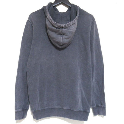 Good Saint Laurent Paris Logo Print Used Processed Hoodie Sweatshirt Hoodie XS