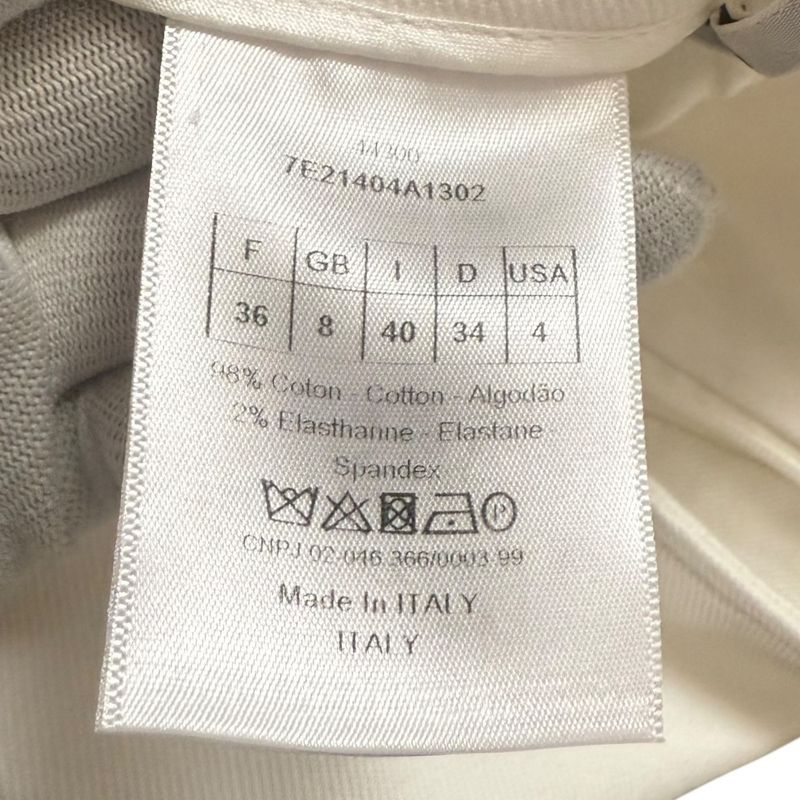 Good Christian Dior Cropped Denim Pants Jeans 40 White Women Used