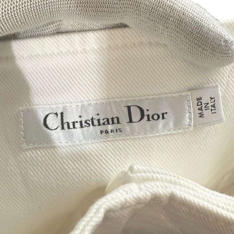 Good Christian Dior Cropped Denim Pants Jeans 40 White Women Used