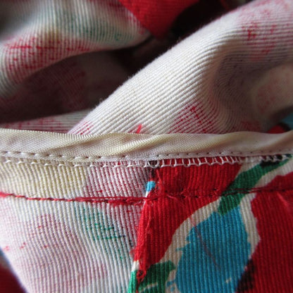 Yves Saint Laurent Vintage Cropped Jacket Skirt Setup Red