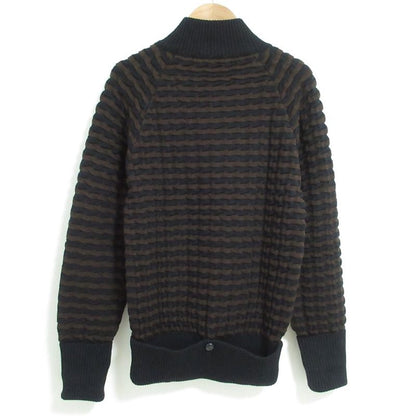 Good Fendi Vintage Striped Knit Sweater Size 40 Black Brown Women's Used Used